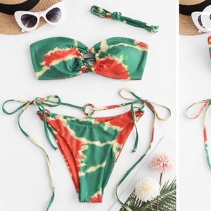 Zaful tie dye bikini